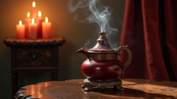 Ajoutez une touche de magie avec un fumigène rouge